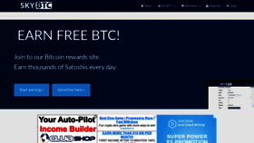 What Skybtc.com website looked like in 2020 (3 years ago)