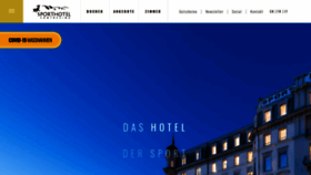 What Sporthotel.ch website looked like in 2020 (3 years ago)