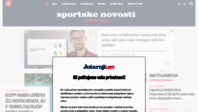 What Sportskenovosti.hr website looked like in 2020 (3 years ago)