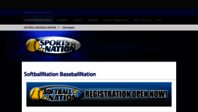 What Sportsnation.org website looked like in 2020 (3 years ago)