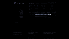 What Ssynth.com website looked like in 2020 (3 years ago)