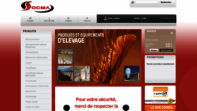 What Socma-sa.fr website looked like in 2020 (3 years ago)