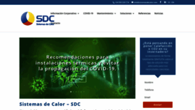 What Sistemasdecalor.com website looked like in 2020 (3 years ago)