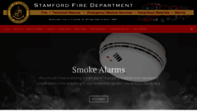 What Stamfordfire.com website looked like in 2020 (3 years ago)