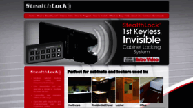 What Stealthlock.com website looked like in 2020 (3 years ago)
