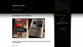 What Stefanstrand.se website looked like in 2020 (3 years ago)