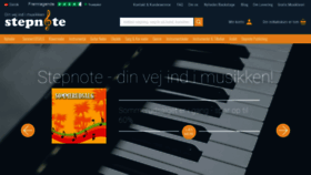 What Stepnote.dk website looked like in 2020 (5 years ago)