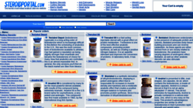 What Steroidportal.com website looked like in 2020 (3 years ago)