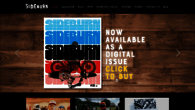 What Sideburnmagazine.com website looked like in 2020 (5 years ago)