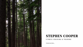 What Stephencoopertraining.com website looked like in 2020 (3 years ago)