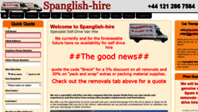 What Spanglish-hire.com website looked like in 2020 (3 years ago)