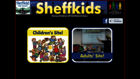 What Sheffkids.co.uk website looked like in 2020 (3 years ago)
