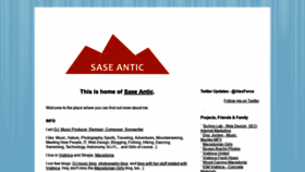 What Saseantic.com website looked like in 2020 (3 years ago)