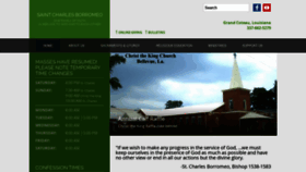 What St-charles-borromeo.org website looked like in 2020 (3 years ago)