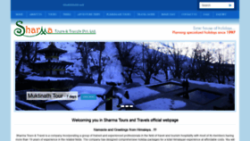 What Sharmatravelsnepal.com website looked like in 2020 (3 years ago)