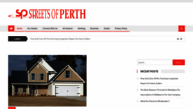 What Streetsofperth.com.au website looked like in 2020 (3 years ago)