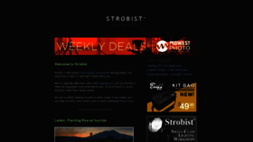 What Strobist.com website looked like in 2020 (4 years ago)
