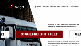 What Stagefreight.com website looked like in 2020 (3 years ago)