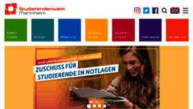 What Studentenwerk-mannheim.de website looked like in 2020 (3 years ago)