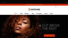 What Sapphirevirginhair.com website looked like in 2020 (3 years ago)