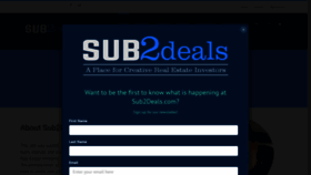 What Sub2deals.com website looked like in 2020 (3 years ago)