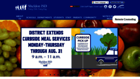 What Sheldonisd.com website looked like in 2020 (3 years ago)