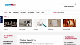 What Supergify.pl website looked like in 2020 (3 years ago)