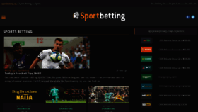 What Sportbetting.ng website looked like in 2020 (3 years ago)