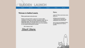 What Suddenlaunch.com website looked like in 2020 (3 years ago)