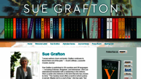 What Suegrafton.com website looked like in 2020 (3 years ago)