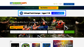 What Summer-daycamps.com website looked like in 2020 (3 years ago)