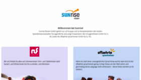 What Sunrise-jugendreisen.de website looked like in 2020 (3 years ago)