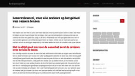What Superbezoeker.nl website looked like in 2020 (3 years ago)