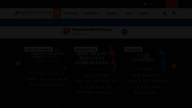 What Superaffiliate.com website looked like in 2020 (3 years ago)