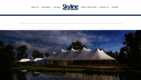 What Skylinetentcompany.com website looked like in 2020 (3 years ago)