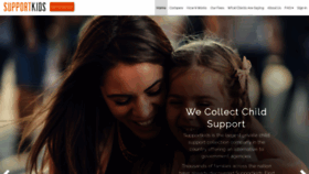 What Supportkids.com website looked like in 2020 (3 years ago)