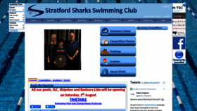 What Stratfordsharksasc.co.uk website looked like in 2020 (3 years ago)