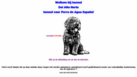 What Spaanse-waterhond.nl website looked like in 2020 (3 years ago)