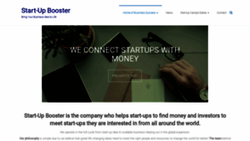 What Start-up-booster.com website looked like in 2020 (3 years ago)