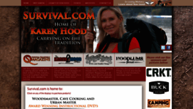 What Survival.com website looked like in 2020 (3 years ago)