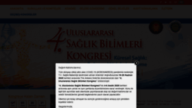 What Saglikbilimlerikongresi.com website looked like in 2020 (3 years ago)