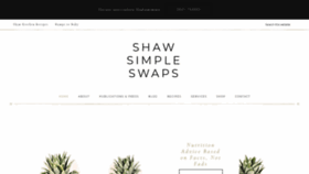 What Shawsimpleswaps.com website looked like in 2020 (3 years ago)