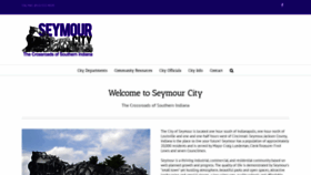 What Seymourcity.com website looked like in 2020 (3 years ago)