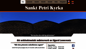 What Sanktpetrikyrka.se website looked like in 2020 (3 years ago)
