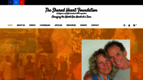 What Sharedheart.org website looked like in 2020 (3 years ago)