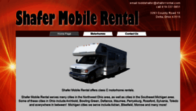 What Shaferrental.com website looked like in 2020 (3 years ago)