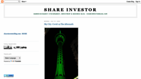 What Shareinvestorblog.com website looked like in 2020 (3 years ago)