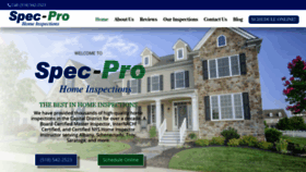 What Spec-pro-inspect.com website looked like in 2020 (3 years ago)