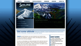What Skylinebus.com website looked like in 2020 (3 years ago)