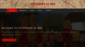 What Stevenageatwar.com website looked like in 2020 (3 years ago)